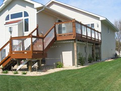 Large Deck w/Stairs