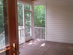Large Covered Screen Porch