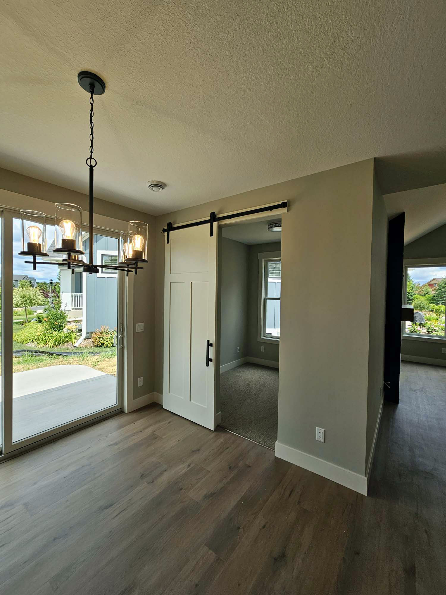 Sliding Barn Door to Work From Home Office