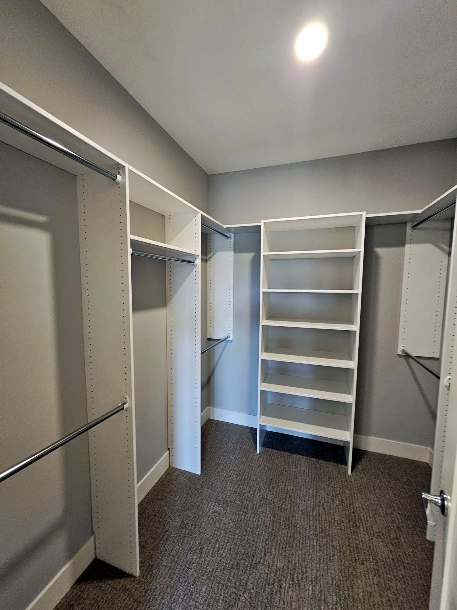 Walkin Closet with Organizers